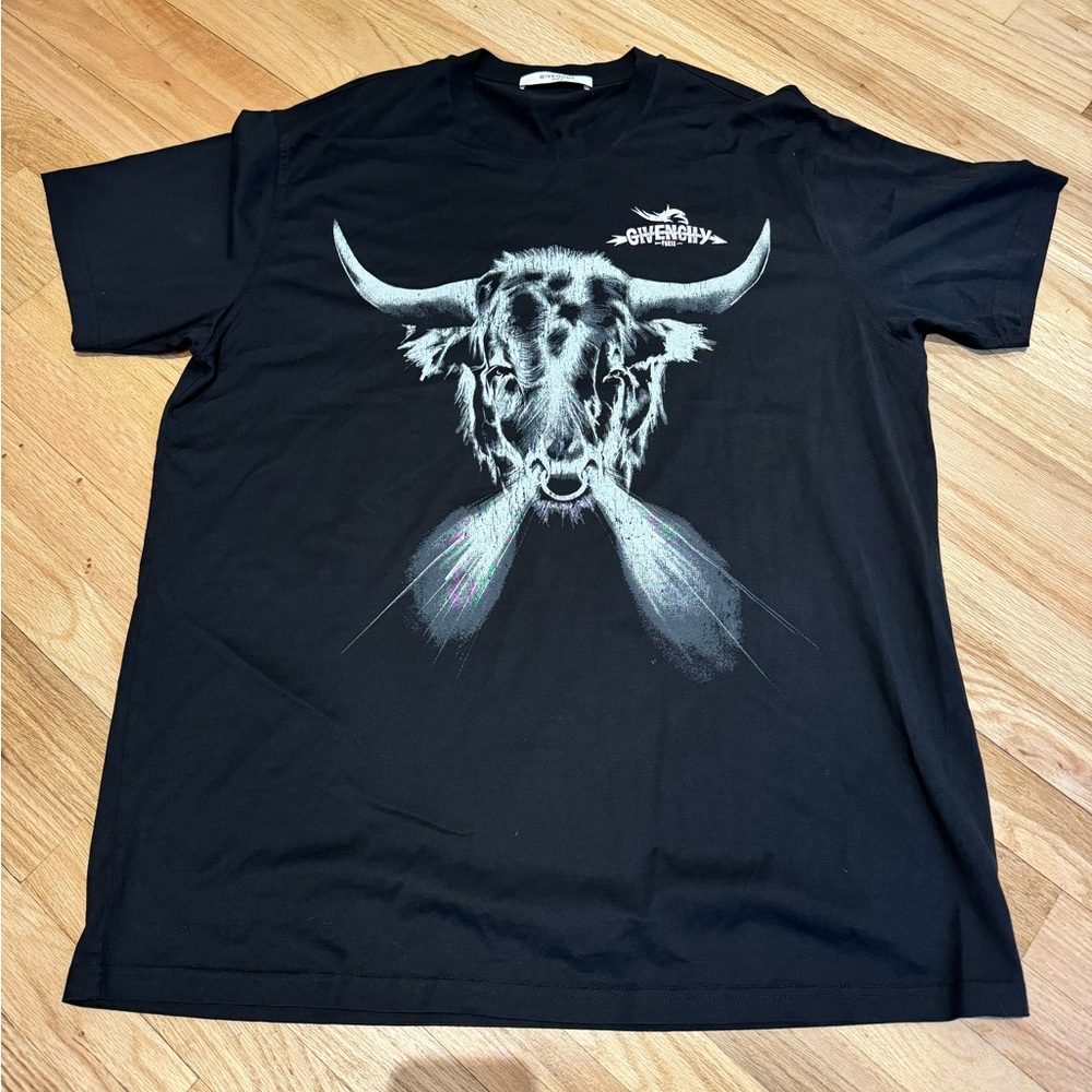 GIVENCHY bull logo T-shirt XXL